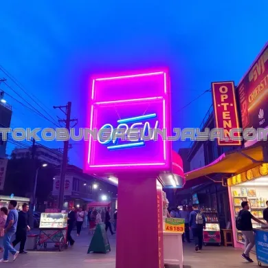 Harga Pembuatan Neon Box Jogja